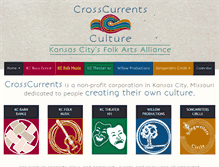 Tablet Screenshot of crosscurrentsculture.org